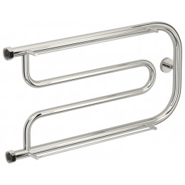 Полотенцесушитель, Сунержа, Гусли, 2 полки, шгв 660*105-125*356, цвет-сталь (без покрытия)