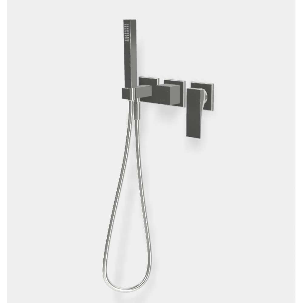 Смеситель для душа, Fima Carlo Frattini, Zeta, на 2 потребителя, цвет-хром