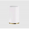 Стакан, Gessi, Inciso, шгв 75*75*127, цвет-белый/Gold PVD