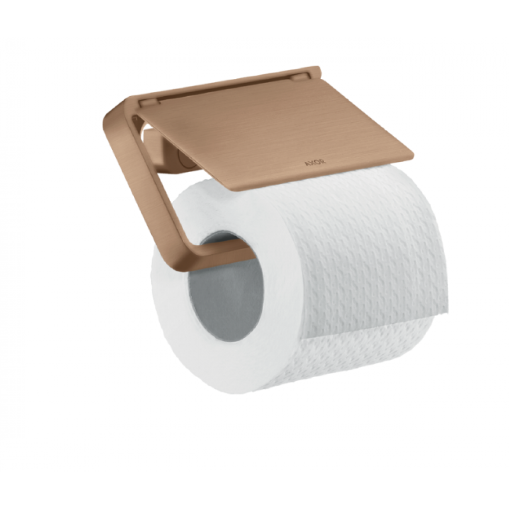 Бумагодержатель, Axor, Axor Universal Softsquare, шв 135*80, цвет-шлифованное красное золото