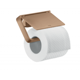 Бумагодержатель, Axor, Axor Universal Softsquare, шв 135*80, цвет-шлифованное красное золото