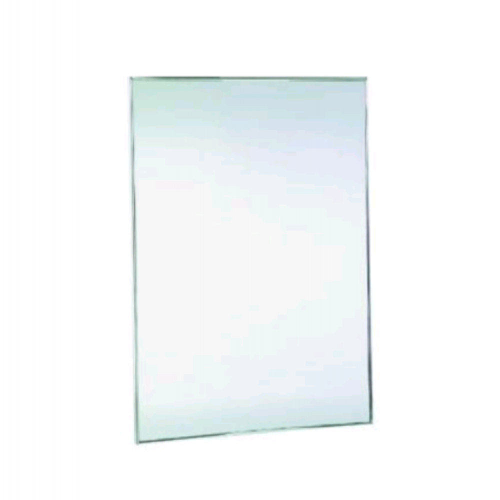 Зеркало, Nofer, прямоугольное, антивандальное, шгв 600*20*800, без подсветки, цвет рамы-сталь