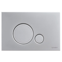 Клавиша смыва, Duravit, DuraSystem, для унитаза, шгв 230*6,5*150,5, цвет-хром матовый