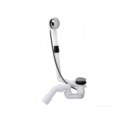 Слив-перелив, Bette, для ванны, длина троса, мм-560, цвет-хром