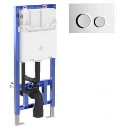 Инсталляция, Smartflow, для унитаза, шгв 500*120*1135, цвет клавиши-хром