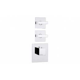 Смеситель для душа, Bossini, Rectangular, HighFlow, цвет-хром