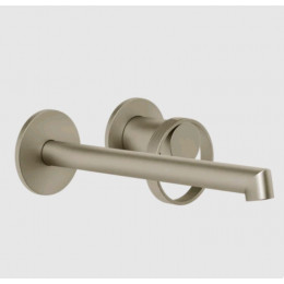 Смеситель для раковины, Gessi, Anello, цвет-Finox Brushed Nickel