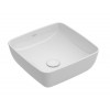 Раковина, Villeroy&Boch, Artis, шгв 410*410*130, отверстия для смесителя-отсутствуют, цвет-альпийский белый