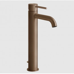 Смеситель для раковины, Gessi, 316 Flessa, цвет-Copper Brushed PVD