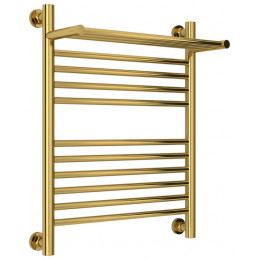 Полотенцесушитель, Сунержа, Богема +, с 1 полкой, шгв 550*213*662, диагональное/нижнее/вертикальное, цвет-золото