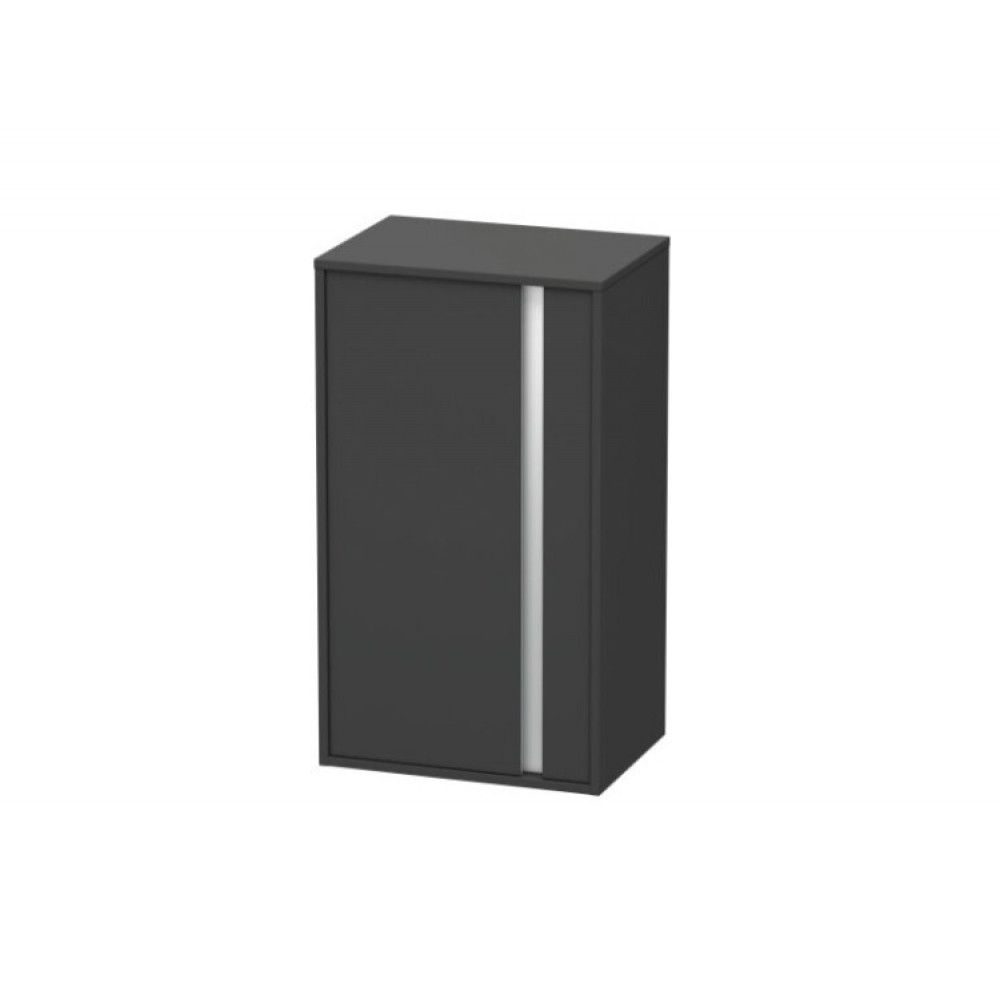 Шкаф-пенал, Duravit, Ketho, шгв 500*360*880, петли-справа, цвет-графит матовый