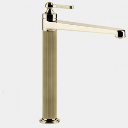 Смеситель для раковины, Gessi, VENTI20, цвет-Brass PVD