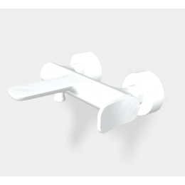 Смеситель для ванны и душа, Fima Carlo Frattini, Flo', цвет-белый матовый