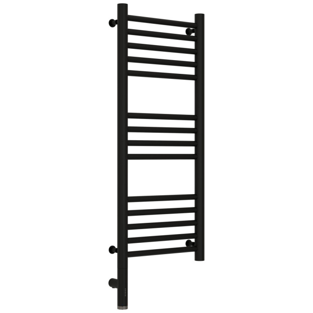 Полотенцесушитель, Сунержа, Богема 3.0, прямая, шгв 332*75*924, нижнее слева, МЭМ, цвет-чёрный матовый