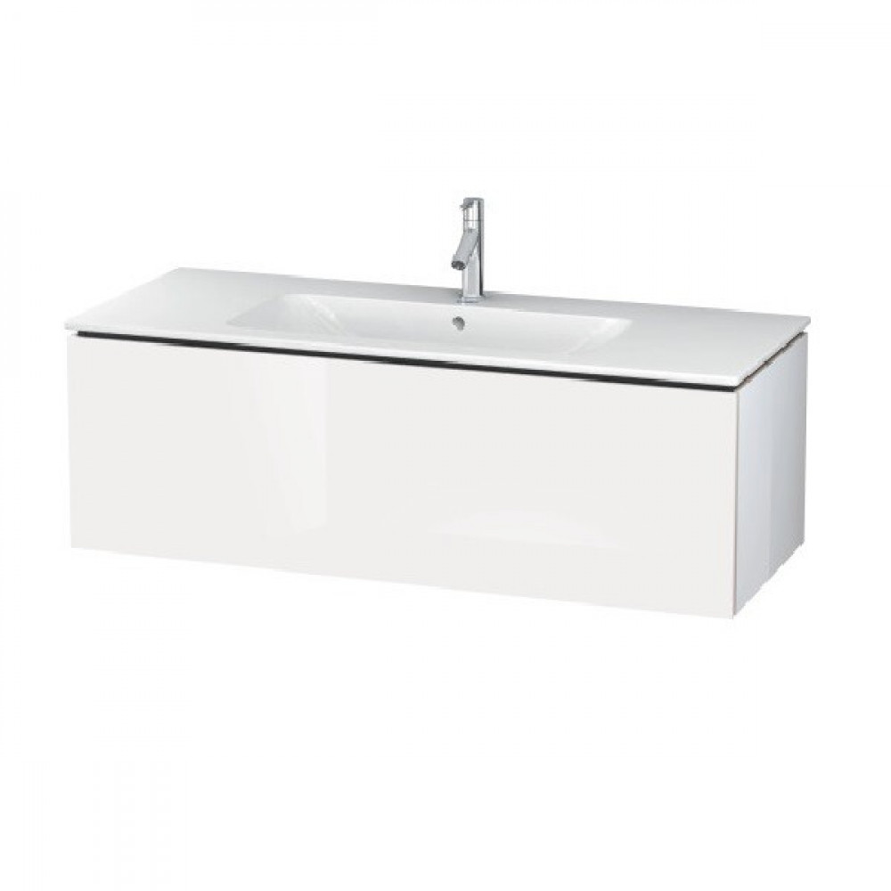 Тумба под раковину, Duravit, L-Cube, шгв 1220*481*400, раковина-необходимо заказать, цвет-белый глянцевый