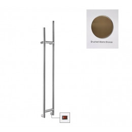 Полотенцесушитель, Margaroli, Arcobaleno, шгв 187*105*1510, Box слева, цвет-Warm Bronze Brushed PVD