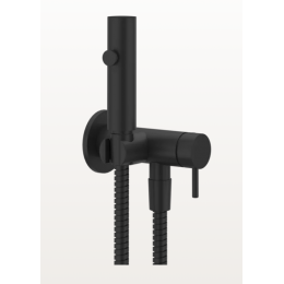 Гигиенический душ, Gessi, Inciso, цвет-черный матовый