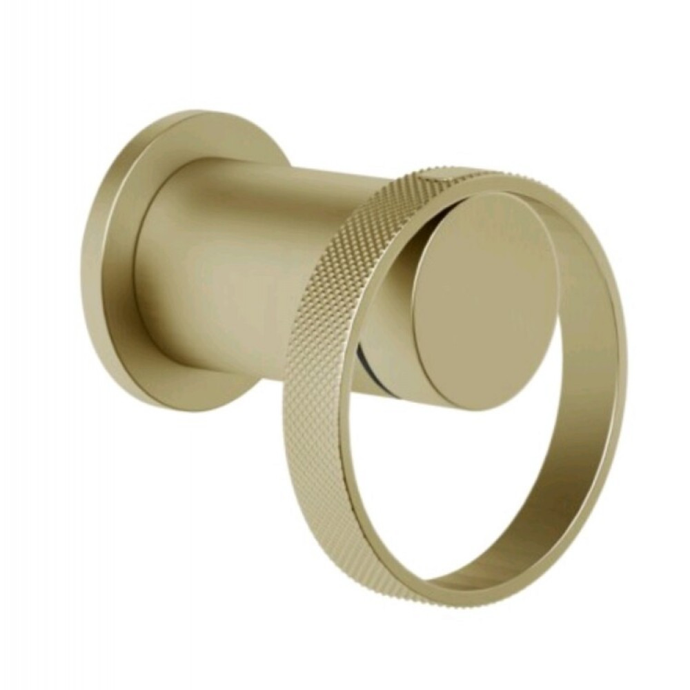 Смеситель для душа, Gessi, Anello, на 1 потребитель, цвет-Brushed Brass PVD