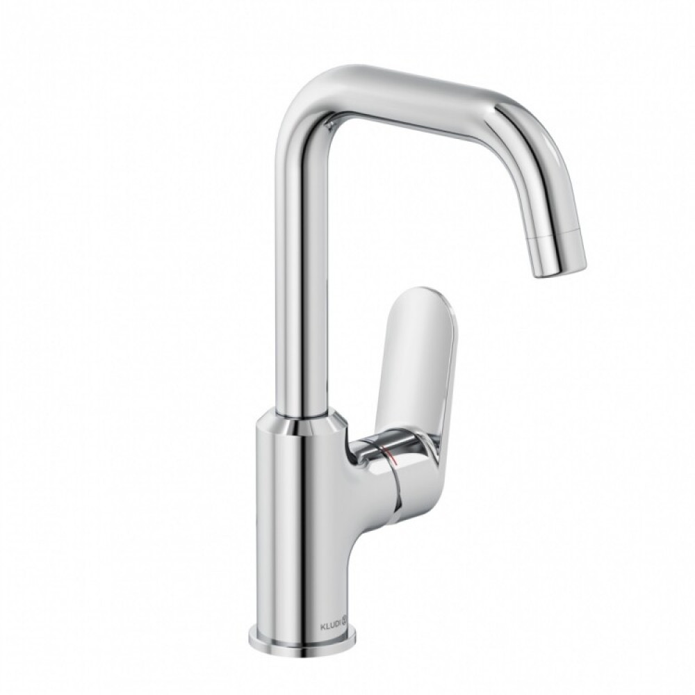 Смеситель для раковины, Kludi, X1, цвет-хром