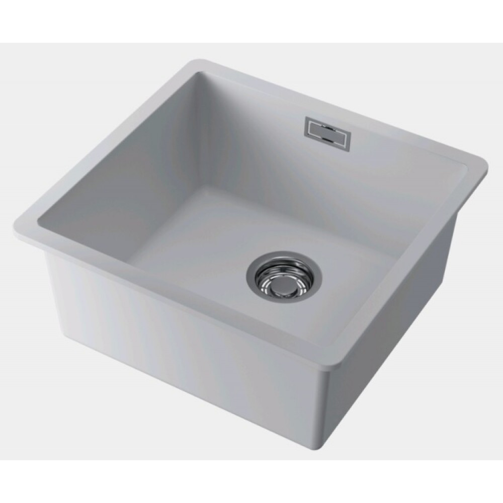 Мойка, Omoikiri, Kata, шгв 440*420*220, отверстия для смесителя-отсутствуют, цвет-белый