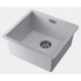 Мойка, Omoikiri, Kata, шгв 440*420*220, отверстия для смесителя-отсутствуют, цвет-белый