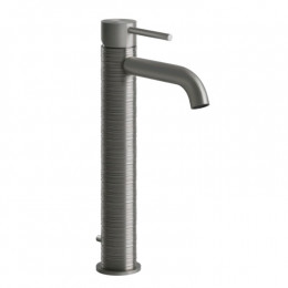 Смеситель для раковины, Gessi, 316 Trame, цвет-Steel Brushed