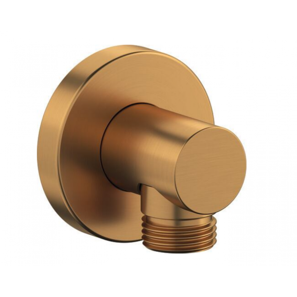 Шланговое подсоединение, Duravit, цвет-бронза брашированная (Brushed bronze)