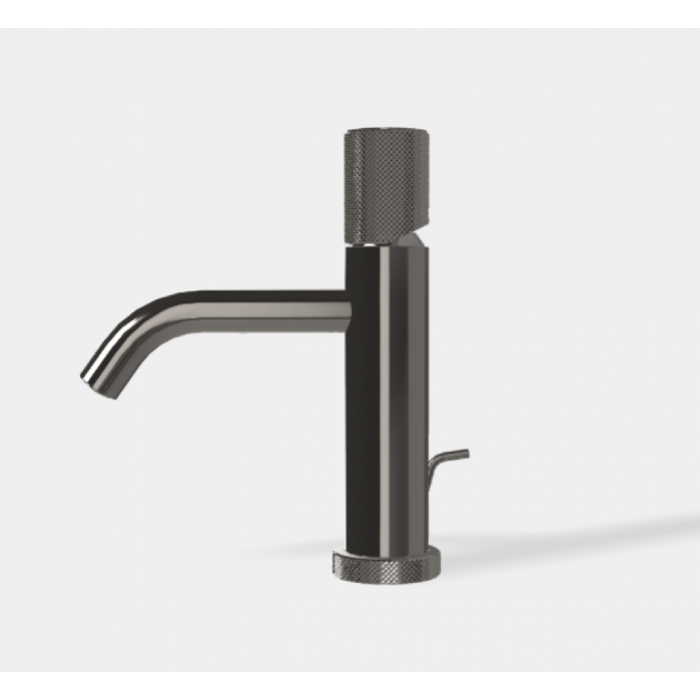 Смеситель для раковины, Fima Carlo Frattini, Spillo Tech,  G COLLECTION, цвет-чёрный хром