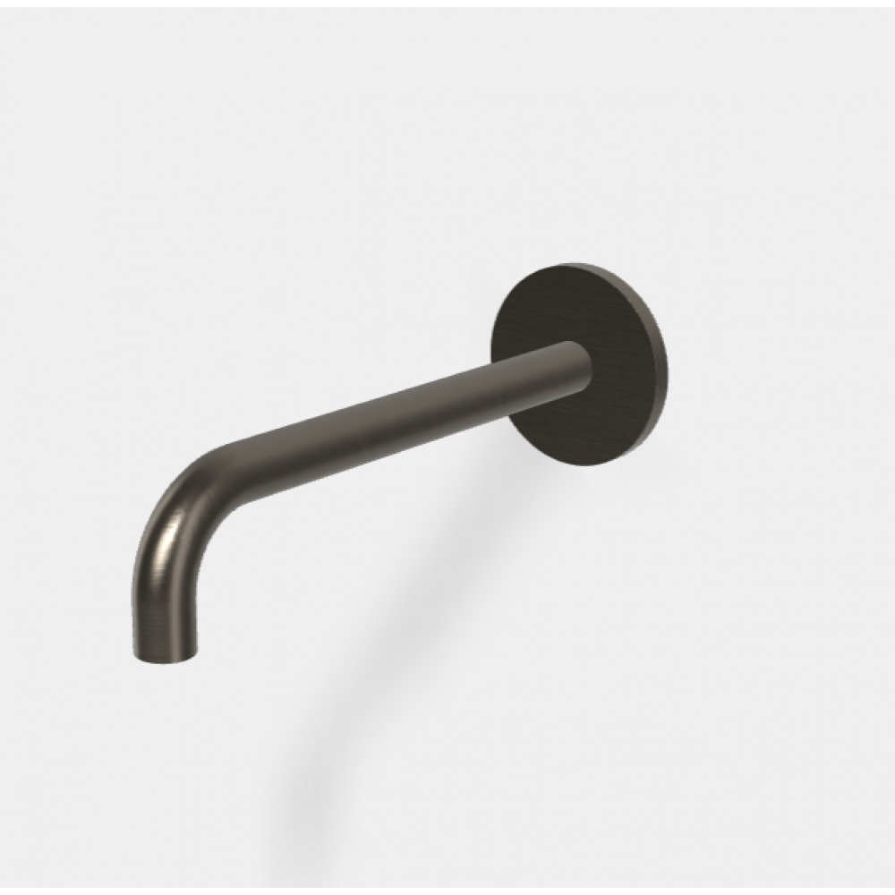 Излив, Fima Carlo Frattini, Shower accessories, цвет-хром черный брашированный