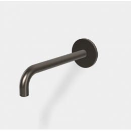 Излив, Fima Carlo Frattini, Shower accessories, цвет-хром черный брашированный