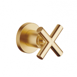 Вентиль, Dornbracht, запорный, 1/2", цвет-латунь сатинированная (золото 23кт)