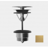 Донный клапан, Fima Carlo Frattini, Complementi Bagno, 1 1/4", цвет-Brushed Gold