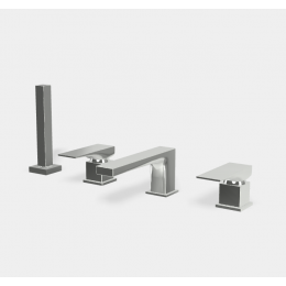 Смеситель для ванны и душа, Fima Carlo Frattini, Zeta, цвет-хром