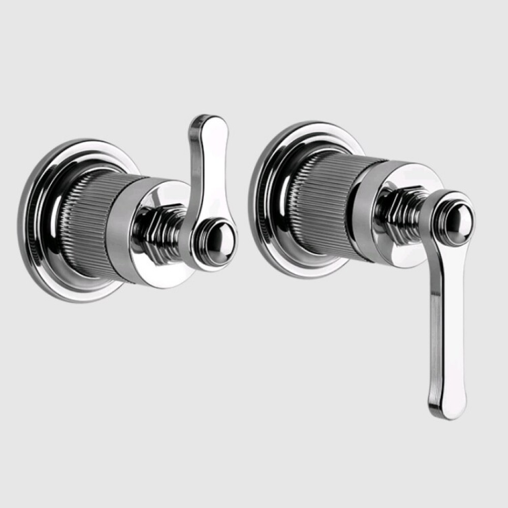 Смеситель для душа, Gessi, VENTI20, на 2 потребителя, цвет-хром