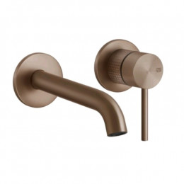 Смеситель для раковины, Gessi, 316 Cesello, цвет-Copper Brushed PVD