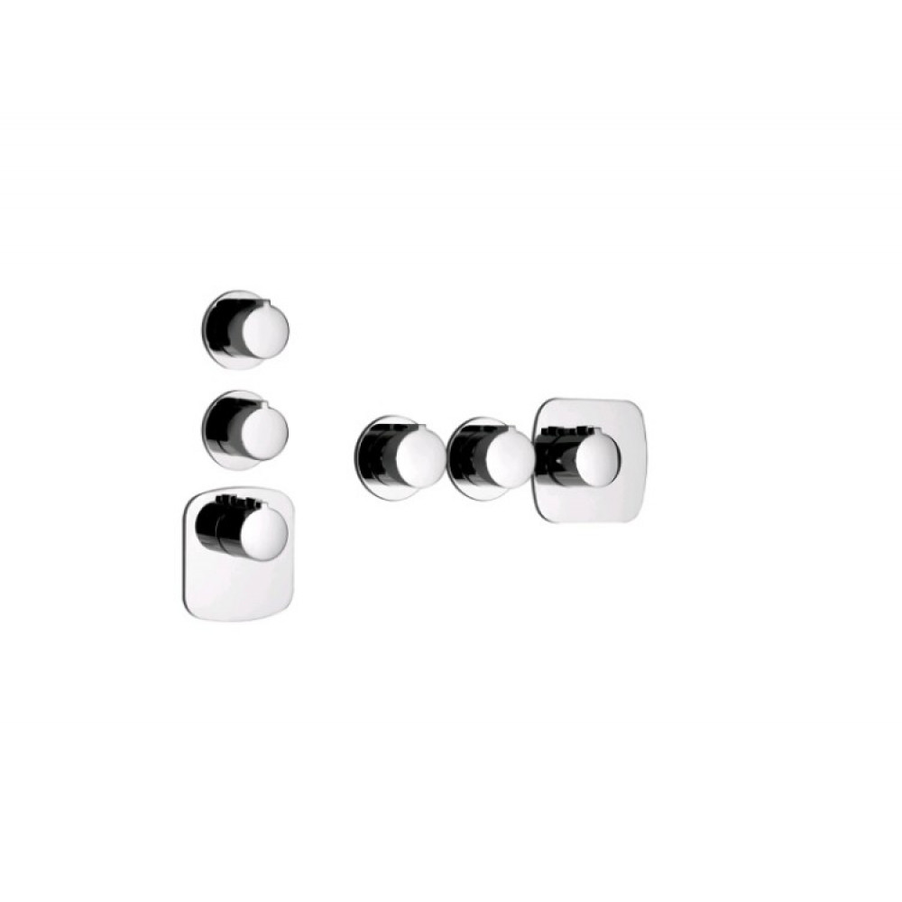 Смеситель для душа, Gessi, Tondo Wellness, цвет-хром