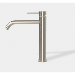 Смеситель для раковины, Fima Carlo Frattini, Spillo Up, цвет-брашированный никель