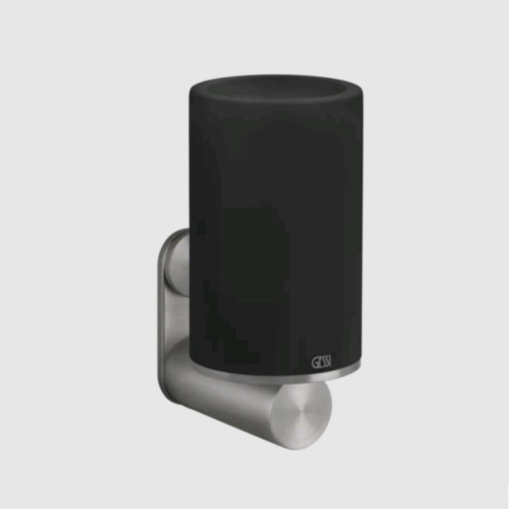 Стакан, Gessi, 316, шгв 75*107.5*154, цвет-чёрный/Steel Brushed