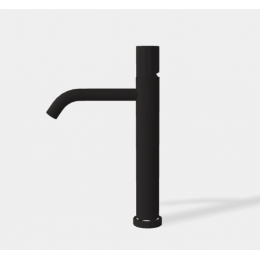 Смеситель для раковины, Fima Carlo Frattini, Spillo Tech, V COLLECTION, цвет-черный матовый