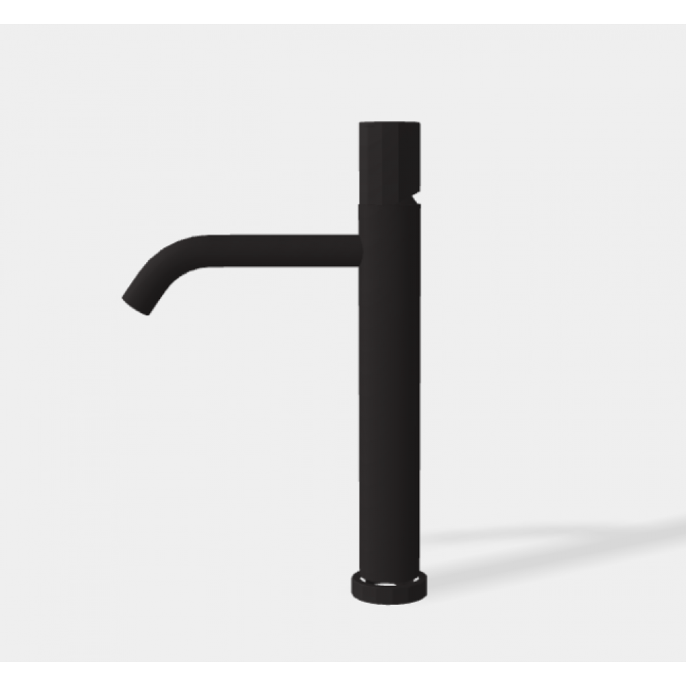 Смеситель для раковины, Fima Carlo Frattini, Spillo Tech, V COLLECTION, цвет-черный матовый