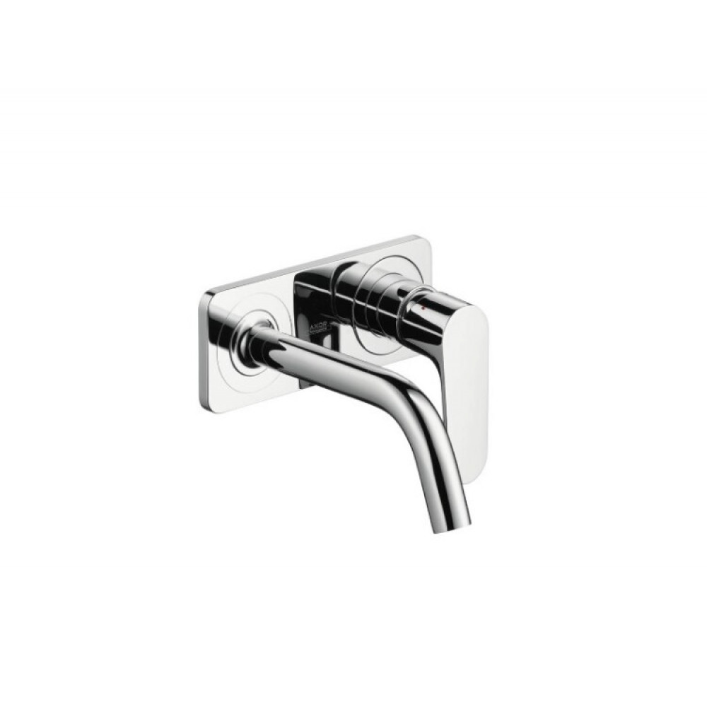 Смеситель для раковины, Hansgrohe, Axor Citterio M, цвет-шлифованный черный хром
