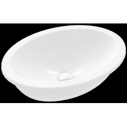 Раковина, Villeroy&Boch, Loop&Friends, шгв 485*325*205, отверстия для смесителя-отсутствуют, цвет-альпийский белый