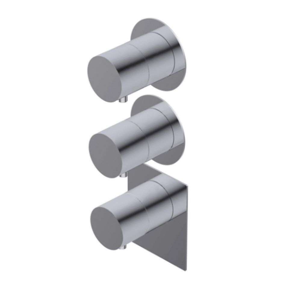 Смеситель для душа, Ritmonio, на 2 потребителя, цвет-хром