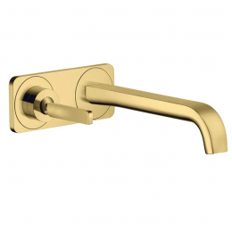 Смеситель для раковины, Axor, Axor Citterio E, цвет-полированное золото