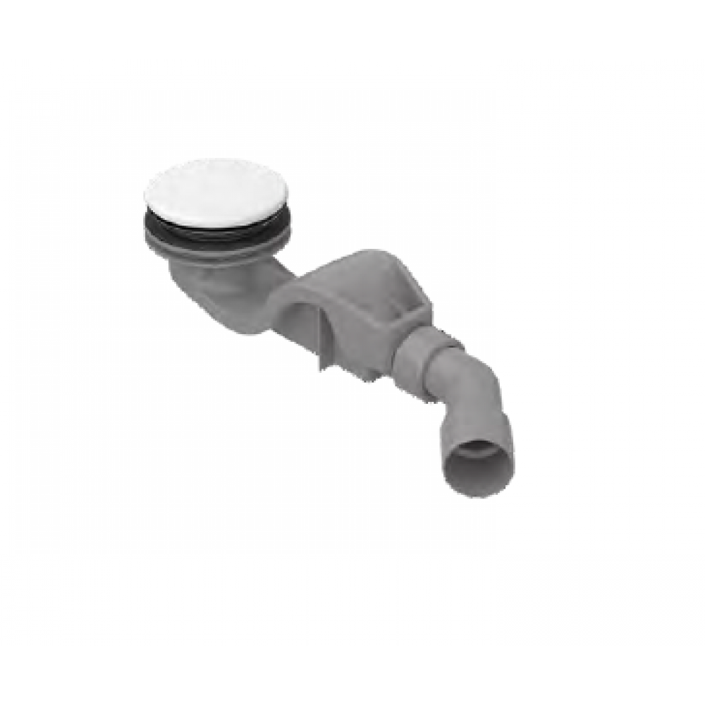 Сифон, Bette, BetteSolid, трубный, 90/50, с BetteАнтислип Sense, цвет-белый