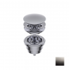Донный клапан, Ritmonio, для раковин, 1 1/4", цвет-Brushed Black Chrome