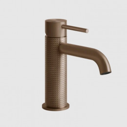 Смеситель для раковины, Gessi, 316 Cesello, цвет-Copper Brushed PVD