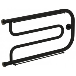 Полотенцесушитель, Сунержа, Гусли, шгв 660*105-125*356, цвет-чёрный матовый