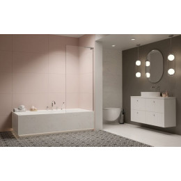 Шторка на ванну, Radaway, Modo SL PNJ II, шв 1000*1500, петли-справа, цвет фурнитуры-хром, цвет стекла-прозрачный, Easy Clean