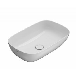 Раковина, Globo, T-EDGE, шгв 600*380*160, отверстия для смесителя-отсутствуют, CERASLIDE, BATAFORM, цвет-белый